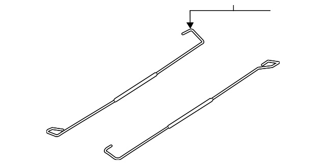 DP5Z-5444890-A TENSION ROD, RIGHT