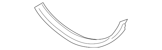DP5Z-5442947-LA HINGE COVER, LEFT