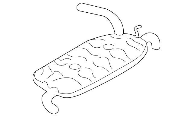 31261685 Деталь REAR MUFFLER