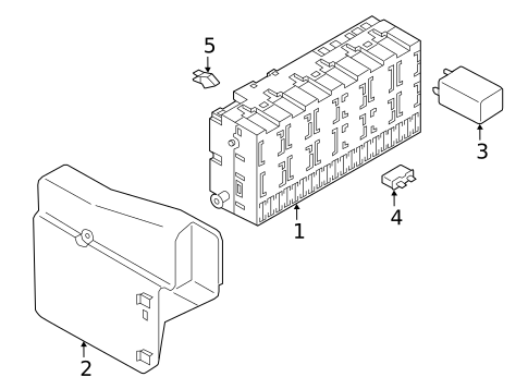 Fuse & Relay for 1999 Volkswagen Cabrio #0