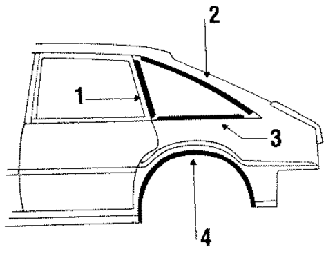 Phoenix EXTERIOR TRIM - QUARTER PANEL 2