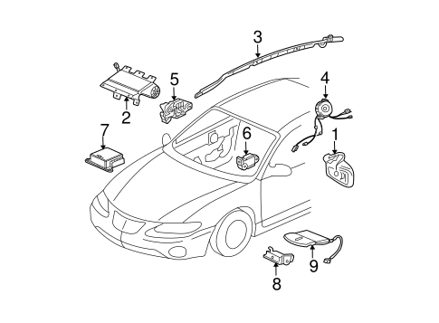 Grand Prix AIR BAG COMPONENTS