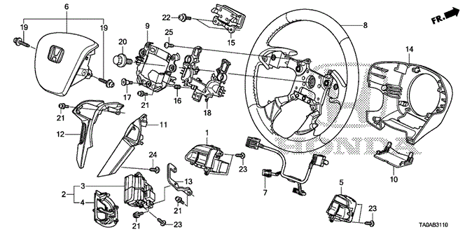 CHASSIS/STEERING WHEEL (SRS) for 2012 Honda ACCORD SEDAN #1