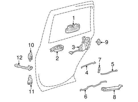 ELECTRICAL/REAR DOOR for 1997 Toyota RAV4 #1