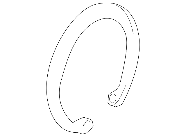 19183768 Деталь AXLE SUPPORT C-CLIP, RIGHT
