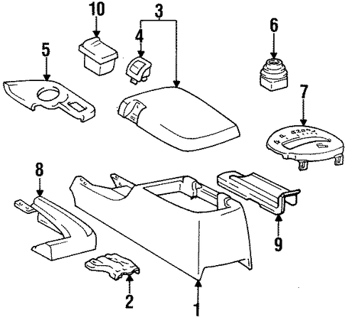 BODY/CENTER for 1997 Toyota Supra #1