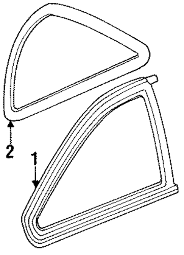 Trim, Quarter Window Trim, Quarter Window
