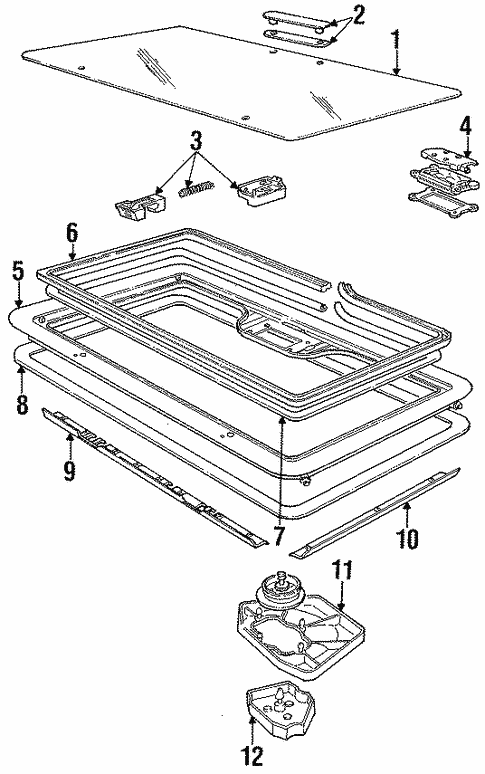 Sunroof for 1987 Ford Aerostar #0