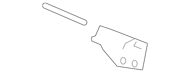 15901118 Деталь LATCH, LEFT