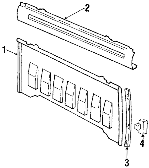 K3500 Pickup BACK PANEL 3