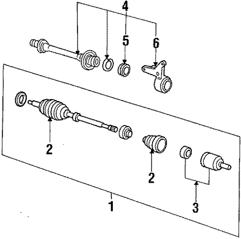 Drive Shaft Assembly, L Drive Shaft Assembly, L