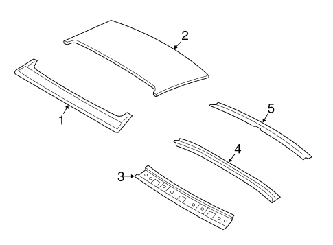 Roof & Components for 2014 BMW 650i xDrive #0
