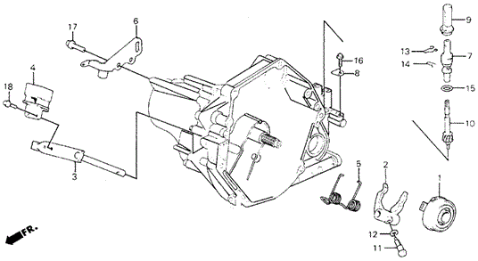 1988 Honda CIVIC SEDAN LX DAMPER, RELEASE ARM - (22840PL3000) 1988 Honda CIVIC SEDAN LX DAMPER, RELEASE ARM - (22840PL3000)