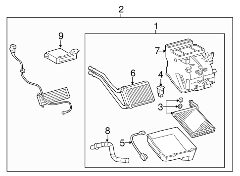 HVAC/HEATER for 2015 Toyota Yaris #1