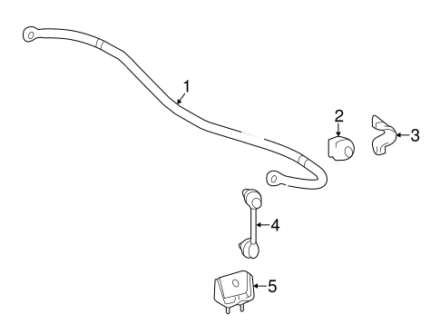 REAR SUSPENSION/STABILIZER BAR & COMPONENTS for 2014 Toyota Highlander #1
