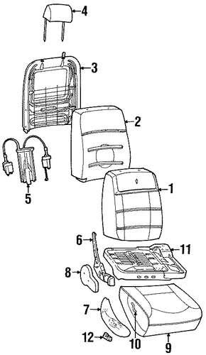 Continental FRONT SEAT COMPONENTS 2