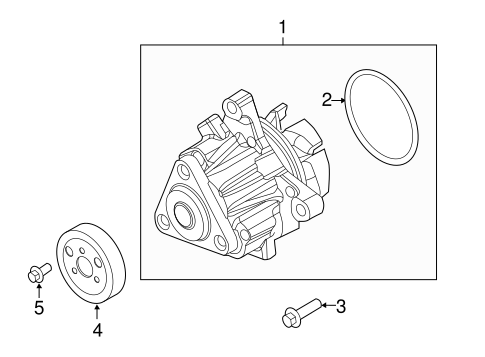 Cooling System/Water Pump for 2015 Ford Explorer #2