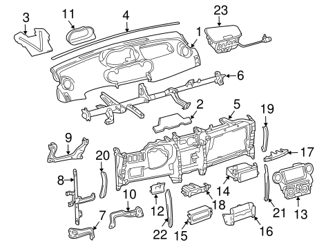 BODY/INSTRUMENT PANEL for 2005 Scion xA #1