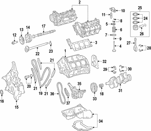 Engine for 2010 Mercedes-Benz ML 550 #1