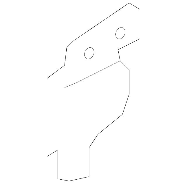 1286923 Деталь LOCK SUPPORT, RIGHT