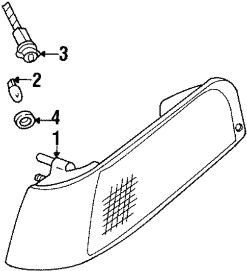 Side Marker Lamps for 2002 Ford Crown Victoria #0