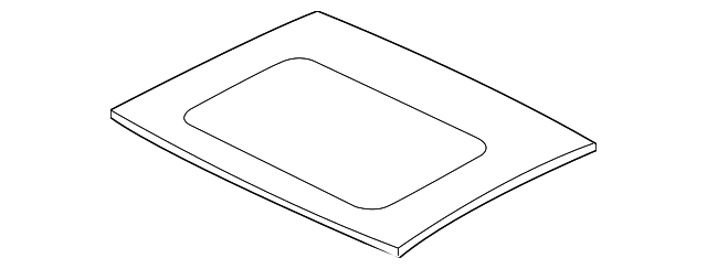 C2Z26281 SUNROOF GLASS