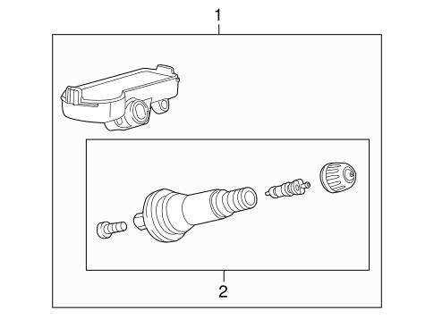 G6 TIRE PRESSURE MONITOR COMPONENTS