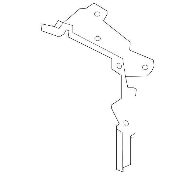 T2H5924 Деталь INNER SHIELD, LEFT