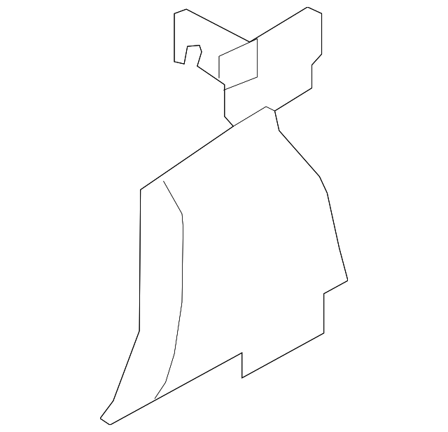 T2H5922 Деталь INNER SHIELD, LEFT