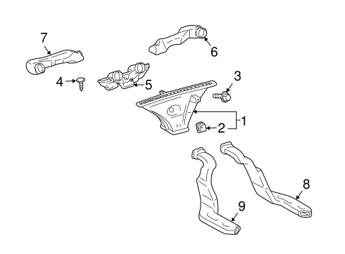BODY/DUCTS for 2005 Toyota Echo #1