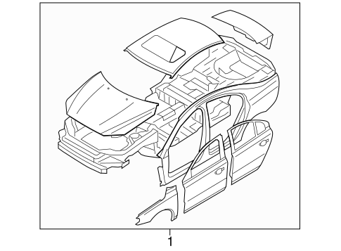 S80 BODY SHELL