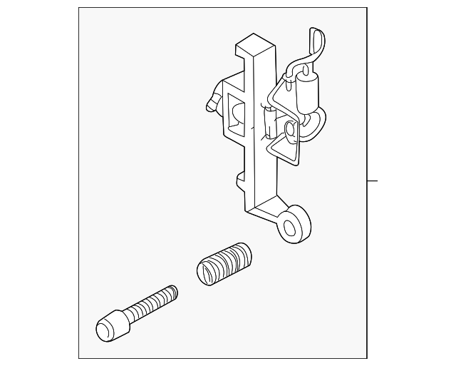 YS4Z15266EA Деталь MOUNT BRACKET, LEFT