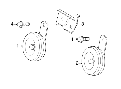 ELECTRICAL/HORN for 2008 Scion xD #1