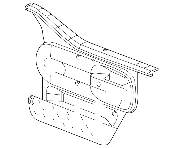 5KE31ZJ8AC Деталь DOOR TRIM PANEL, LEFT