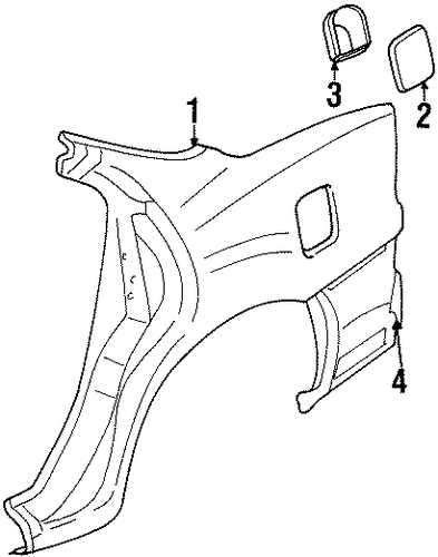 Intrigue QUARTER PANEL & COMPONENTS