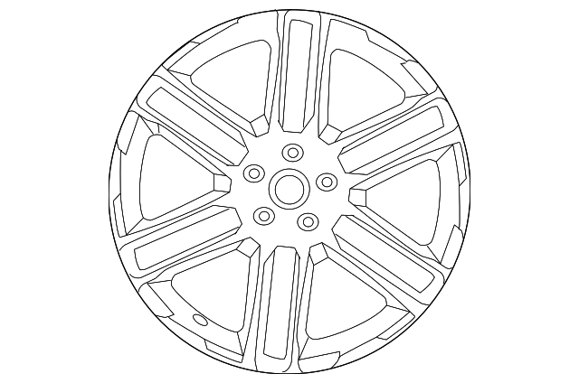 LR024424 Деталь WHEEL, ALLOY