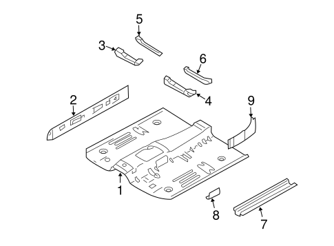 V40 FLOOR & RAILS