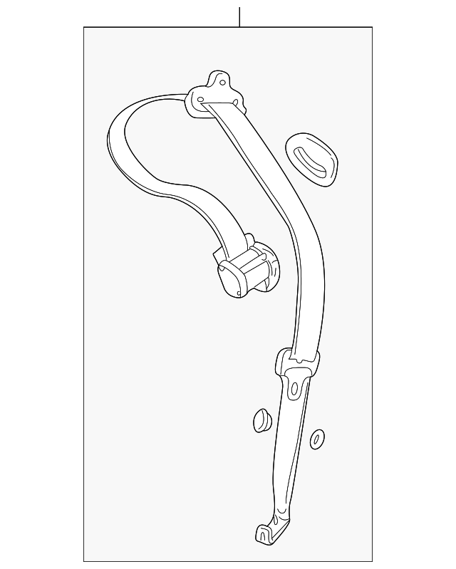 5173133 Деталь OUTER BELT ASSY, RIGHT