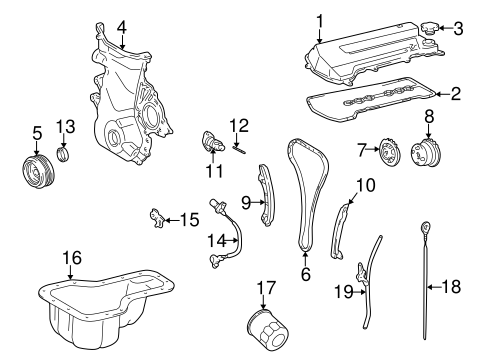 MAINTENANCE & LUBRICATION/FILTERS for 2002 Toyota Corolla #3