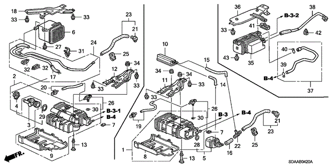ELECTRICAL / EXHAUST / HEATER / FUEL/CANISTER for 2007 Honda ACCORD SEDAN #1