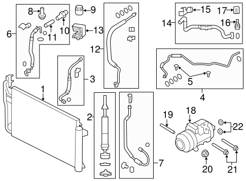 HVAC/Switches & Sensors for 2013 Ford Edge #1