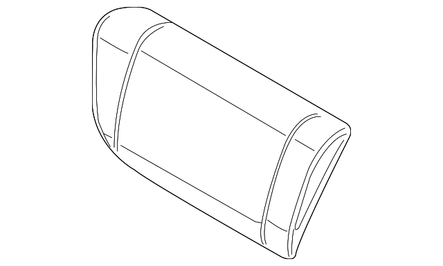 997-522-235-02-5X5 Деталь SEAT BACK PAD, LEFT