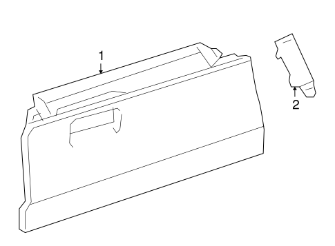 BODY/GLOVE BOX for 2009 Scion xD #1