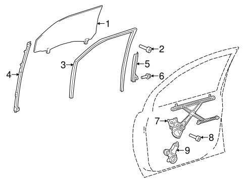 BODY/FRONT DOOR for 2015 Toyota Sienna #2