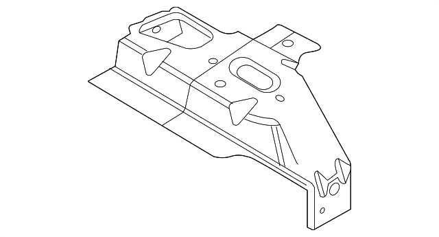 3T1Z-8B455-A Деталь SUPPORT PANEL BRACKET, LEFT