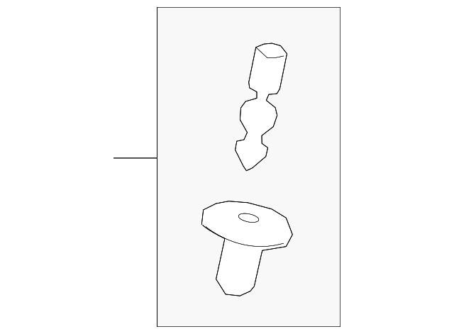 W705636SSYYB Деталь AIR DEFLECTOR RETAINER CLIP, RIGHT