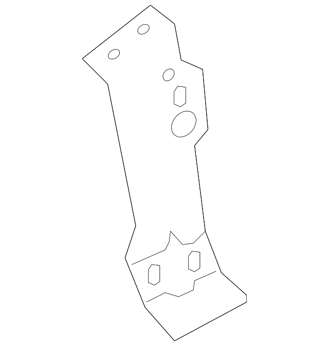 9T1Z-61108K34-A Деталь REINF PLATE, RIGHT