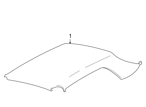 Mustang INTERIOR TRIM - CONVERTIBLE TOP