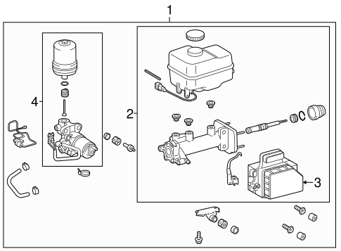 BODY/MASTER CYLINDER - COMPONENTS ON DASH PANEL for 2014 Toyota Tacoma #1