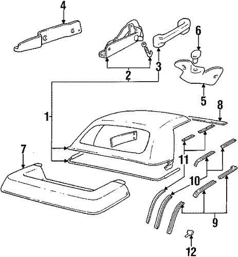 XJS TOP & COMPONENTS